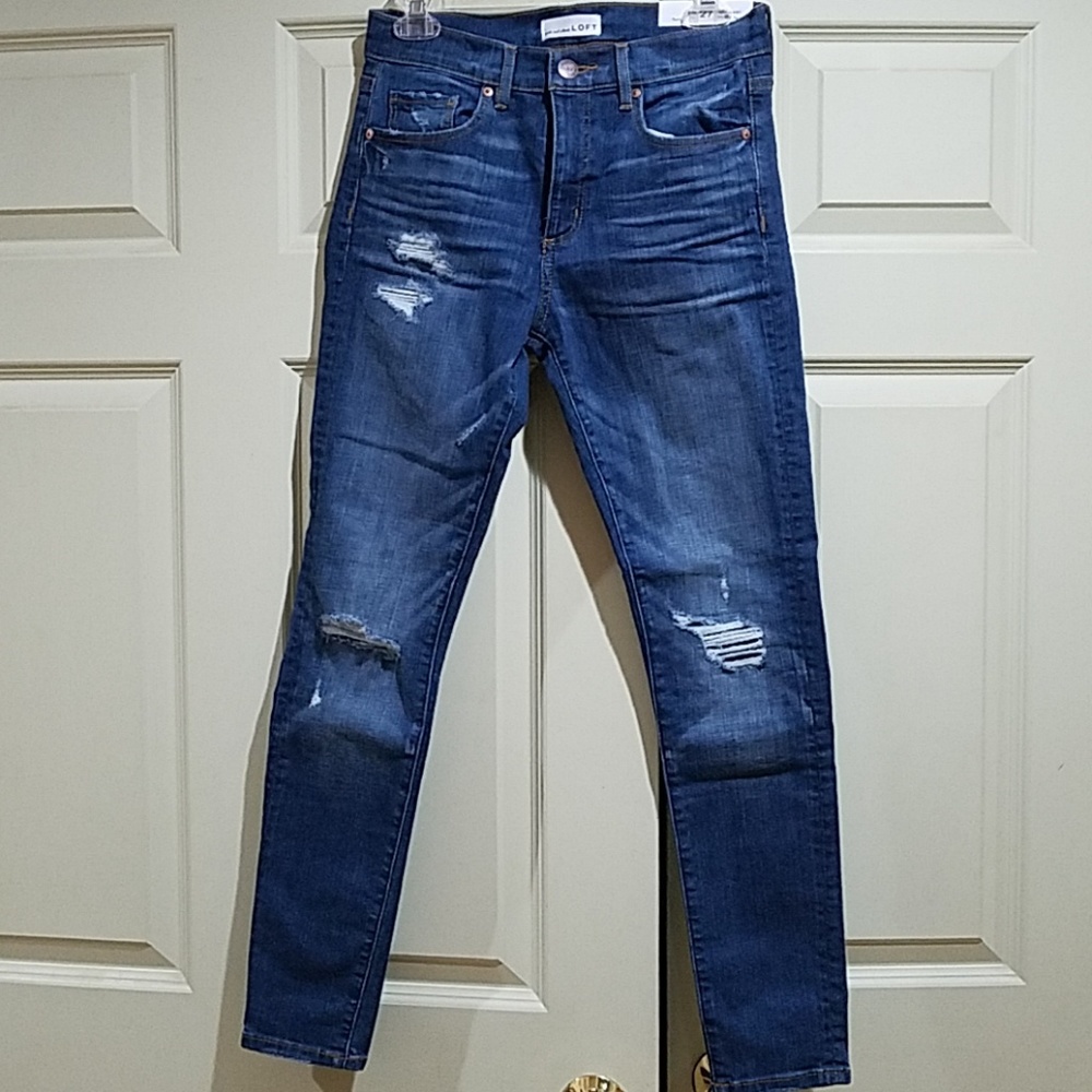 Loft high waist skinny jeans
